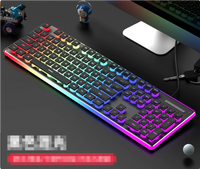 Ergonomic Mechanical Keyboard with RGB Backlight