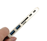 New MACBOOK Dual-Head USB 3.0 & Type-C Hub Dock