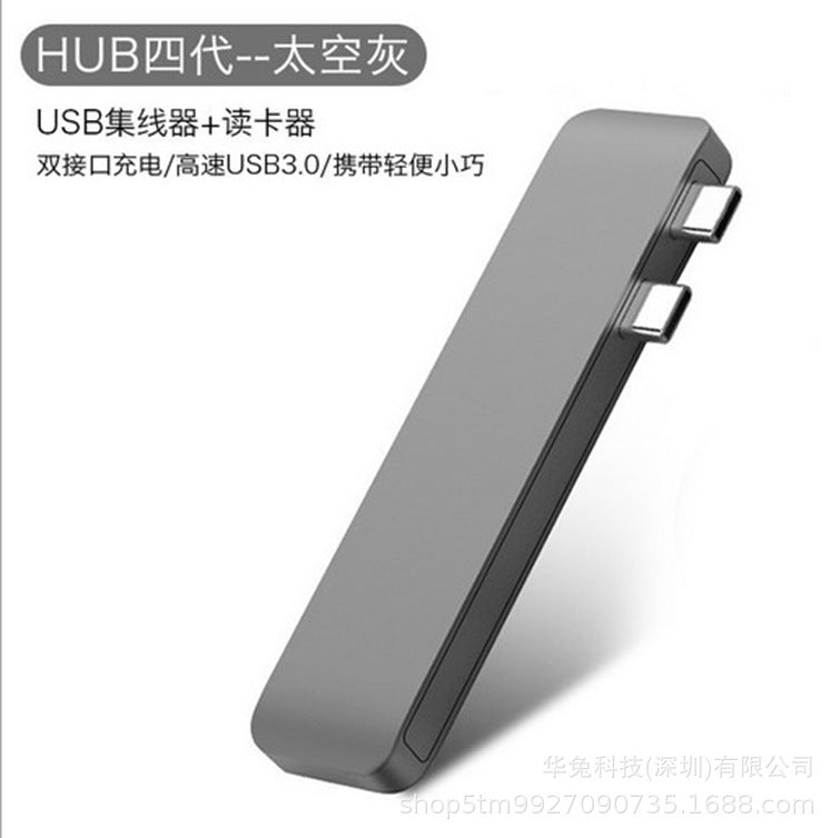 New MACBOOK Dual-Head USB 3.0 & Type-C Hub Dock