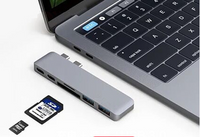 New MACBOOK Dual-Head USB 3.0 & Type-C Hub Dock