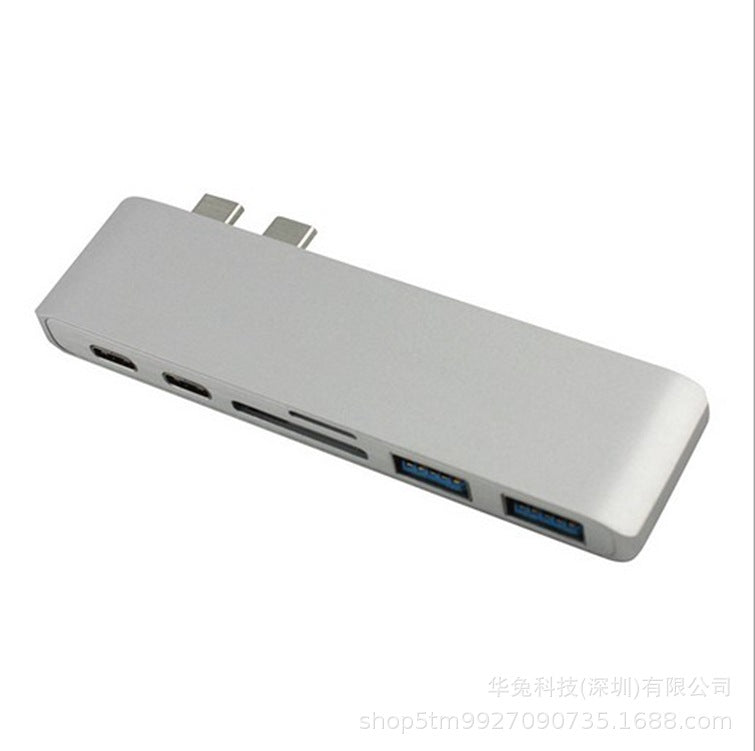 New MACBOOK Dual-Head USB 3.0 & Type-C Hub Dock