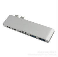 New MACBOOK Dual-Head USB 3.0 & Type-C Hub Dock