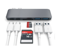 New MACBOOK Dual-Head USB 3.0 & Type-C Hub Dock